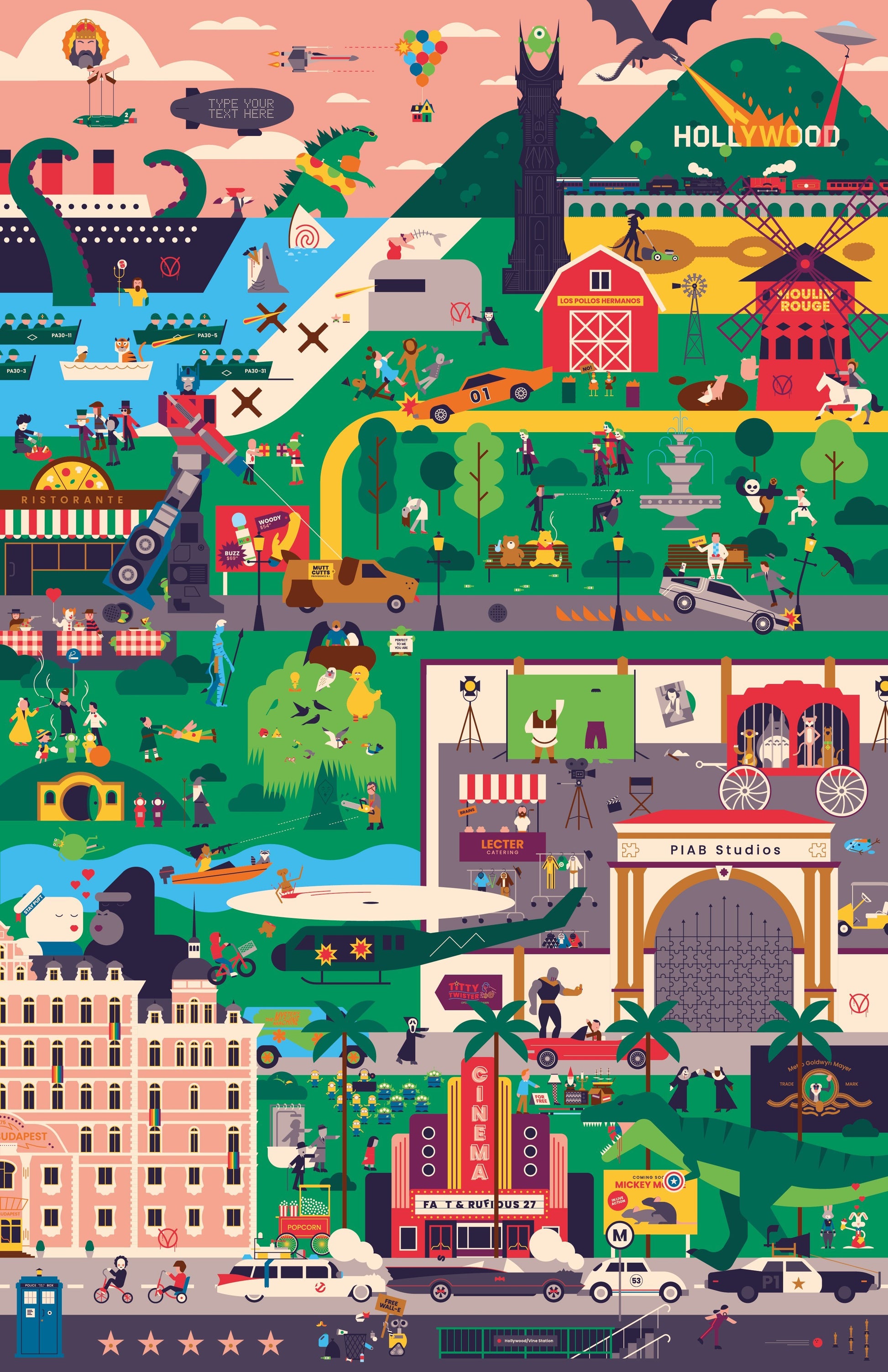De Hollywood puzzel